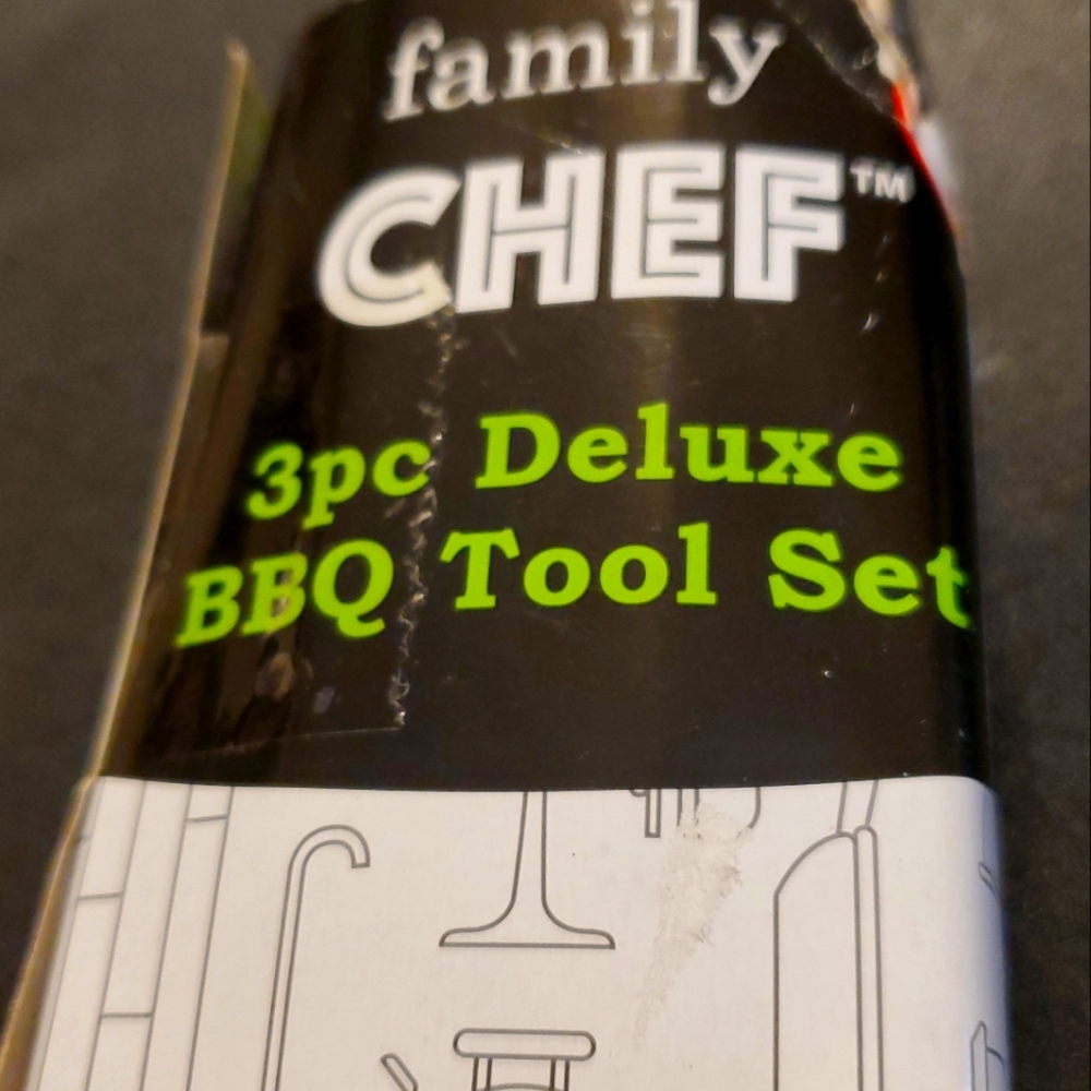 3 Pc Deluxe BBQ Tool Set  Brand NEW